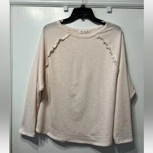 89th & Madison Top - Romantic Rose - thermal shirt medium